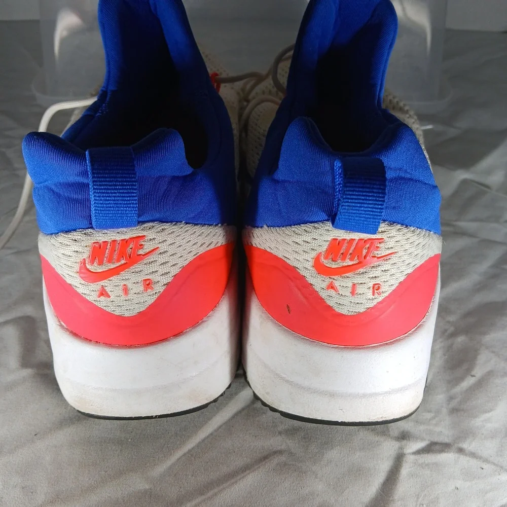 Nike Air Max Motion 2 Mens Shoes White Blue Orange Athletic‎ Sneakers Size 8